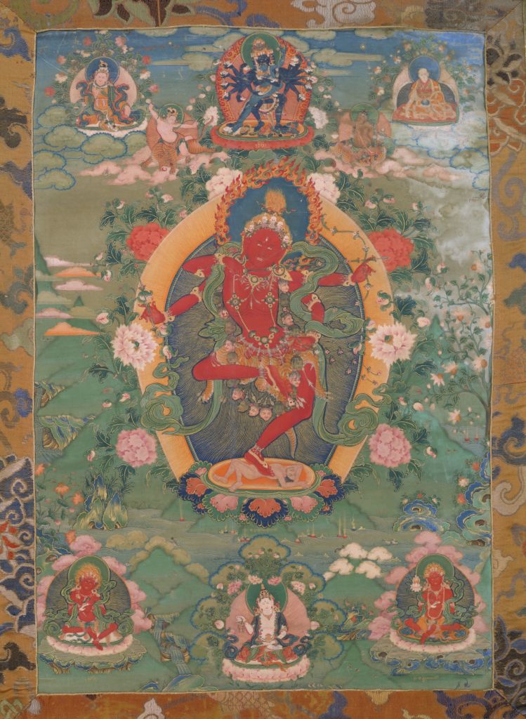 图片[1]-Zhixing Buddha Mother Thangka-China Archive